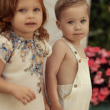 Boarder Floral Baby Girls 2 PC