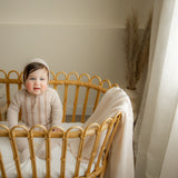 Baby Striped Pointel Knit Stretchy