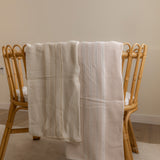 Baby Striped Pointel Knit Blanket