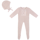 Baby Striped Pointel Knit Stretchy