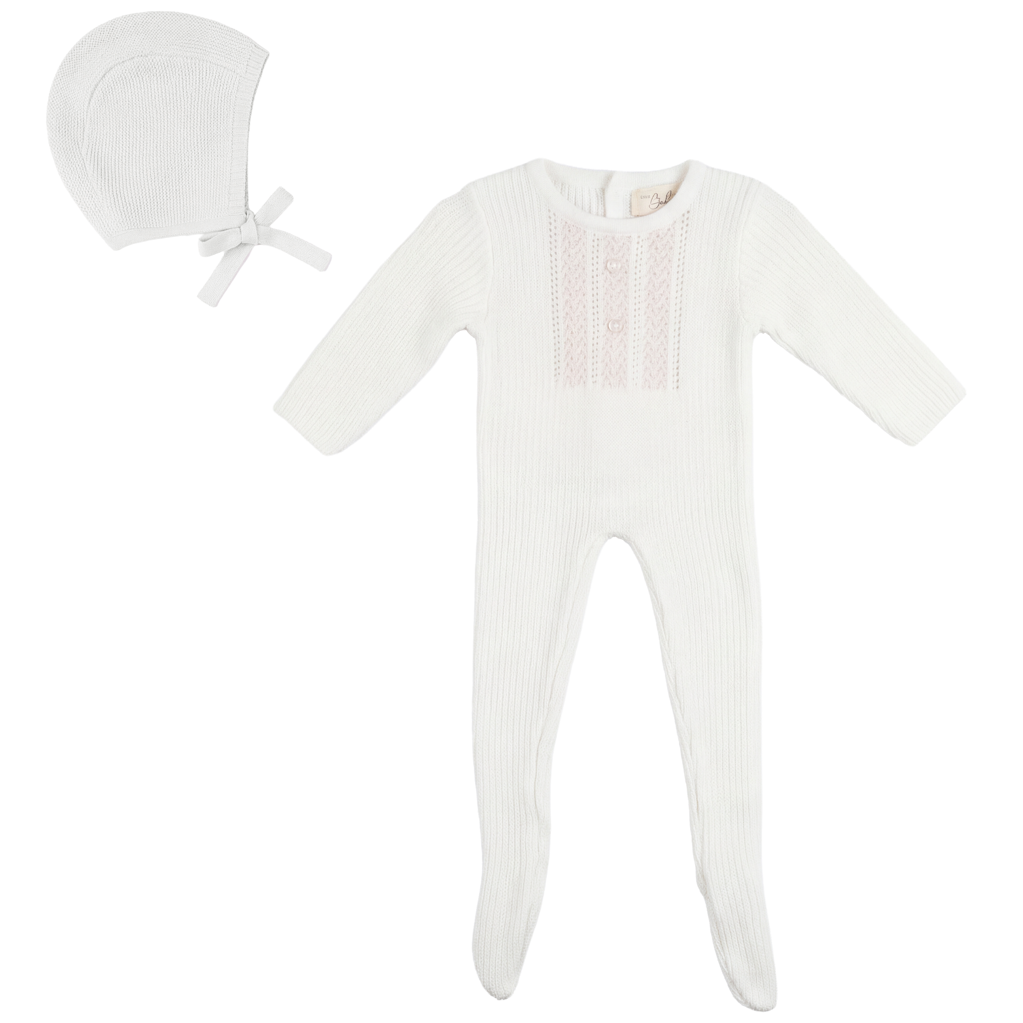 Baby Striped Pointel Knit Stretchy