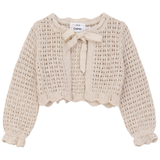 Girls Crochet Cardigan With Tie