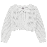 Girls Crochet Cardigan With Tie