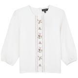 Girls Embroidery Floral Front Colomn 2 PCS