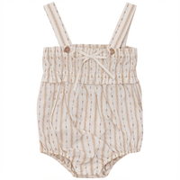Girls Cotton Striped Design Bubble