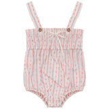 Girls Cotton Striped Design Bubble