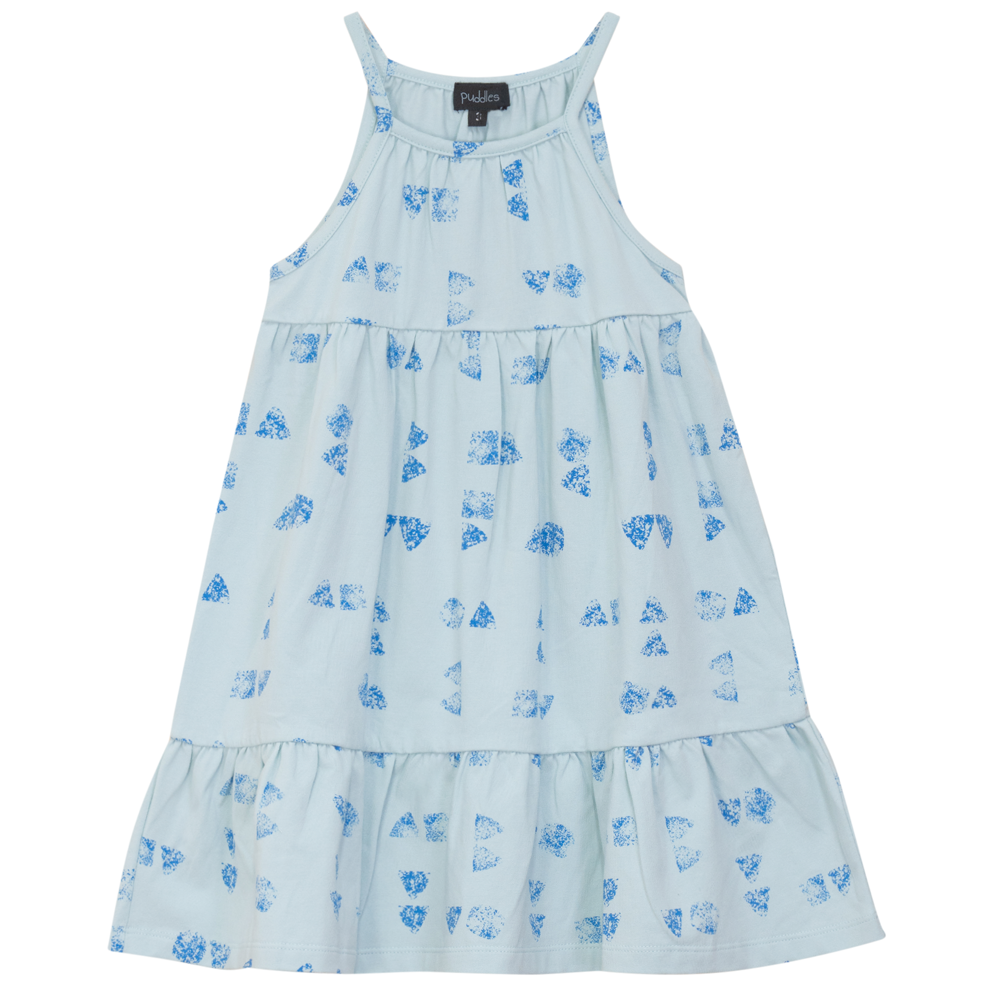 Girls Faded Printed Tiered Jumper