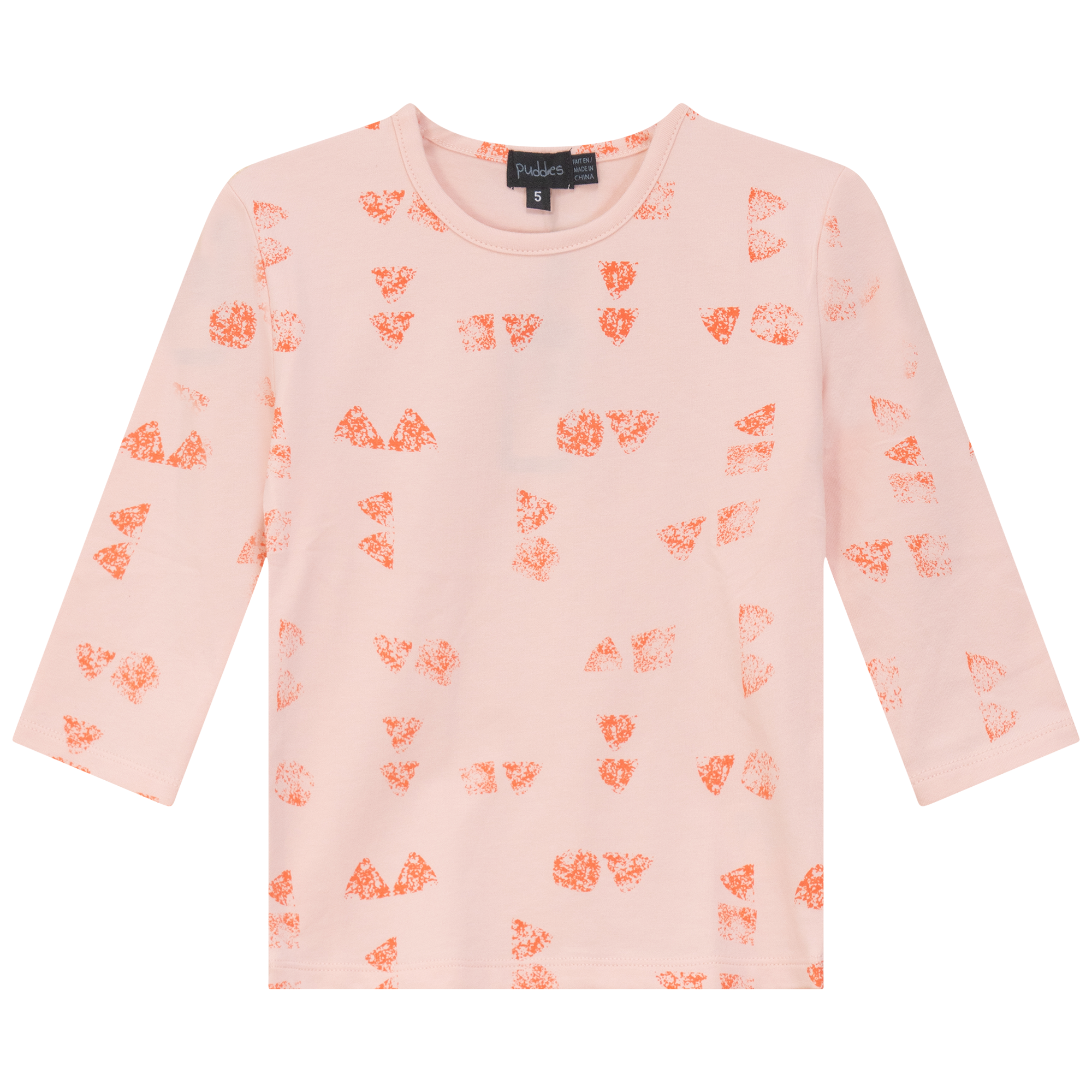 Girls Faded Printed T Shirt