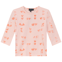 Girls Faded Printed T Shirt