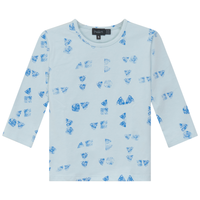 Girls Faded Printed T Shirt