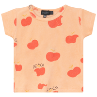 Baby Girls Cotton Terry "Peach" 2 PC Short Set