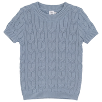 Boys Mix Cable Knit Sweater