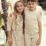 Boys Mix Cable Knit Sweater