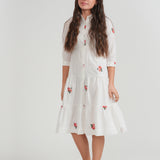 Girls Dobi Embroidery Dress
