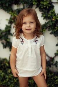 Baby Girl Set With Embroidery