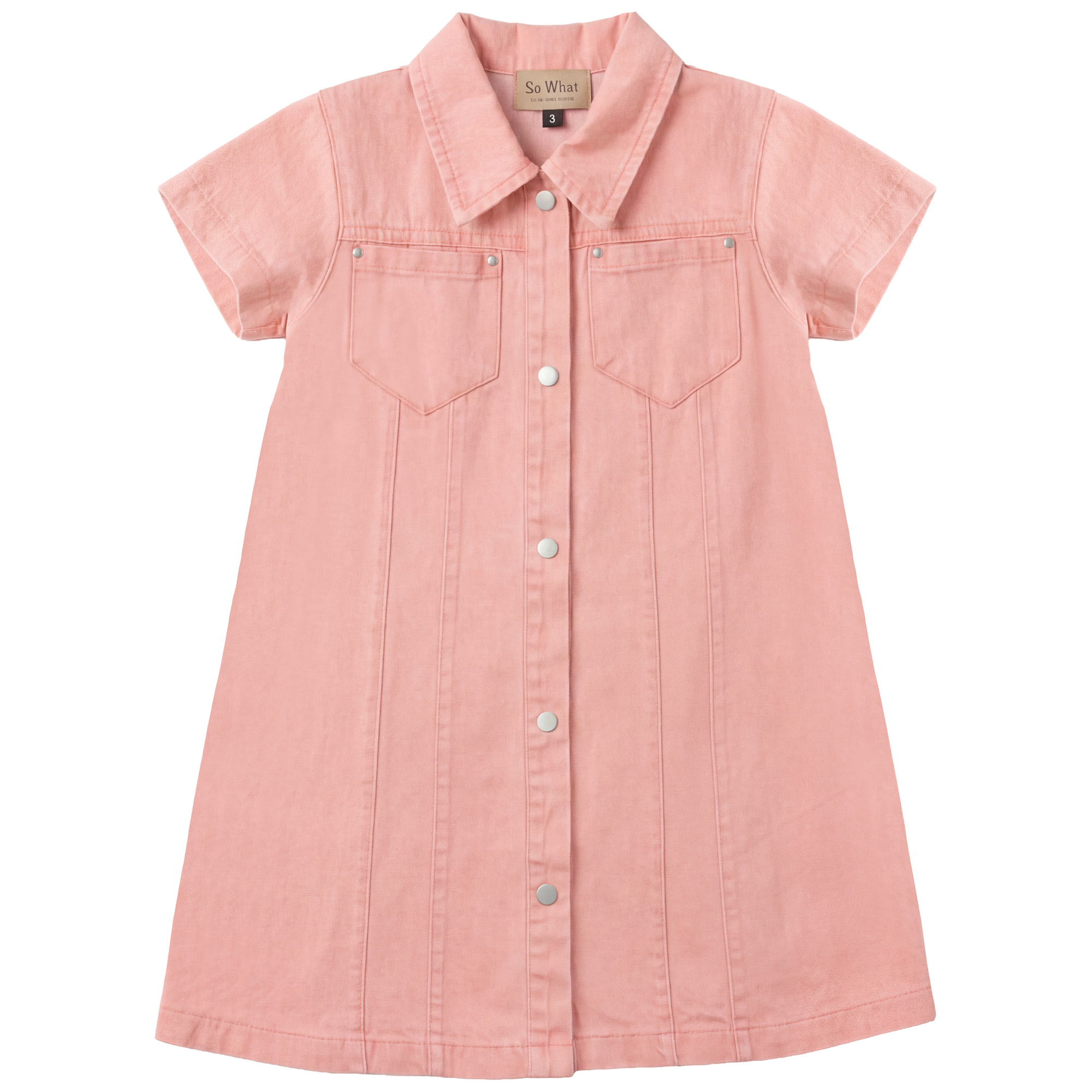 Colored Denim Dress