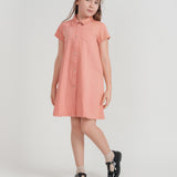Colored Denim Dress