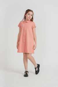 Colored Denim Dress