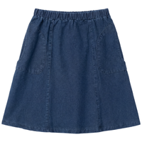 Colored Denim Skirt