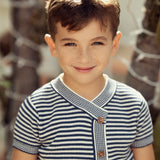 Boys Wrapped Knit Sweater