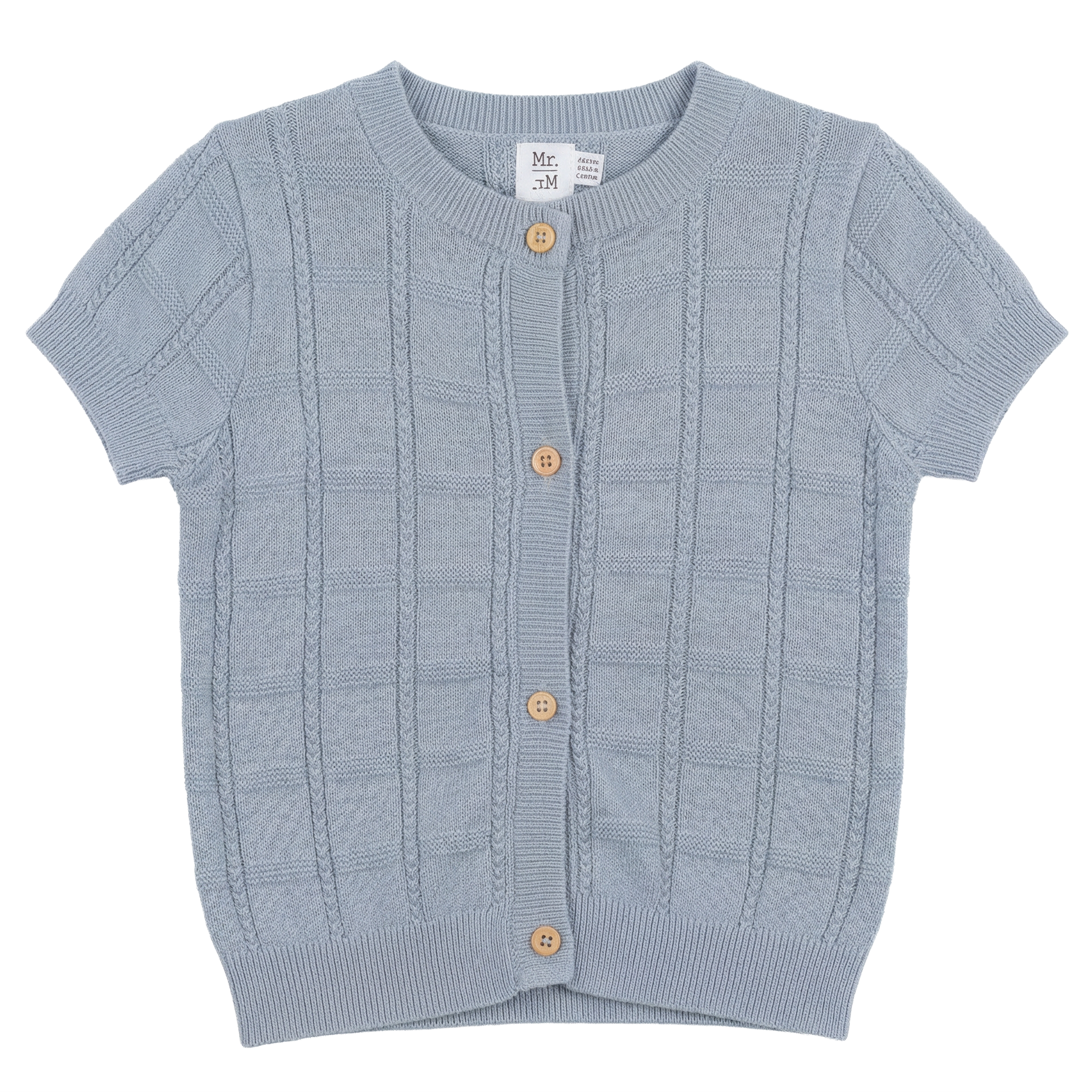 Boys Checkered Knit Sweater