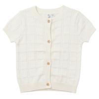 Boys Checkered Knit Sweater