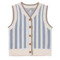 Boys Knit Striped Vest