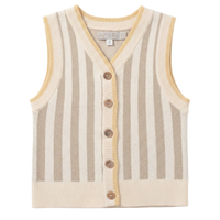 Boys Knit Striped Vest