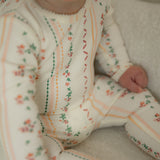 Printed Cotton Rib Baby Onesie