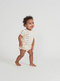 Printed Cotton Rib Baby 2 PC Set