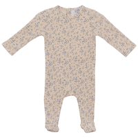 Baby Cotton Rib Floral Onesie
