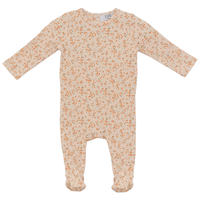 Baby Cotton Rib Floral Onesie