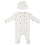 Baby Girls Print Pointelle Layette