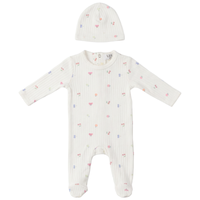 Baby Girls Print Pointelle Layette