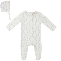 Baby Cotton Spandex Boys Vine Layette