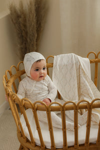 Baby Cotton Spandex Girls Vine Blanket