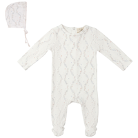 Baby Cotton Spandex Girls Vine Layette