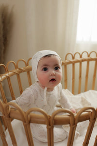 Baby Cotton Spandex Girls Vine Layette