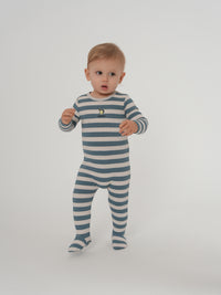 Baby Lemonade Rib Striped Onesie
