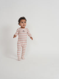 Baby Lemonade Rib Striped Onesie
