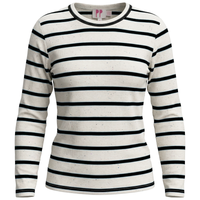Ribbed Striped T Shirt