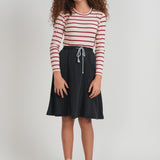 Ribbed Striped T Shirt