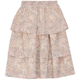 Girls Cotton Floral Skirt