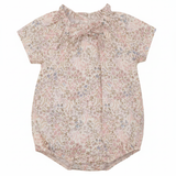 Girls Cotton Floral Bubble