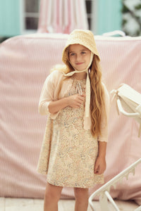 Girls Cotton Floral Dress