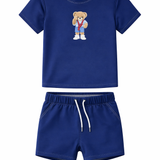 2 PC Bear Swimsuit For Boys
