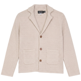 Boys Textured Knit Blazer