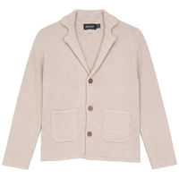 Boys Textured Knit Blazer