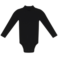 Rib Basic Henley Onesy