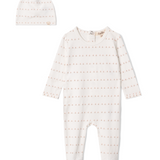 Baby Cotton Modal Romper Set With Small Print